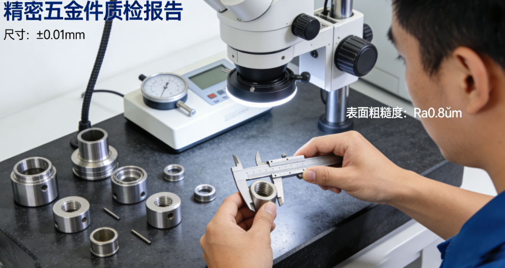 精密五金件质检：会给哪些报告?检测标准看这里